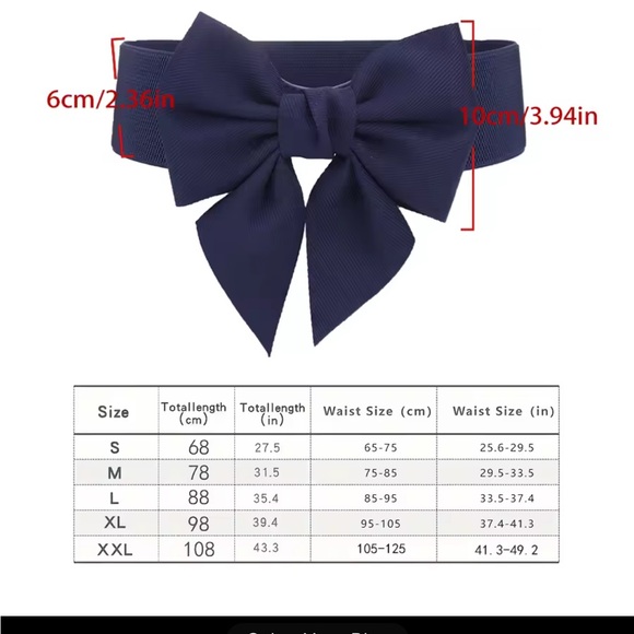 Women's Bowknot Belt - Black, Pink, Red, and Tan - Picture 11 of 11